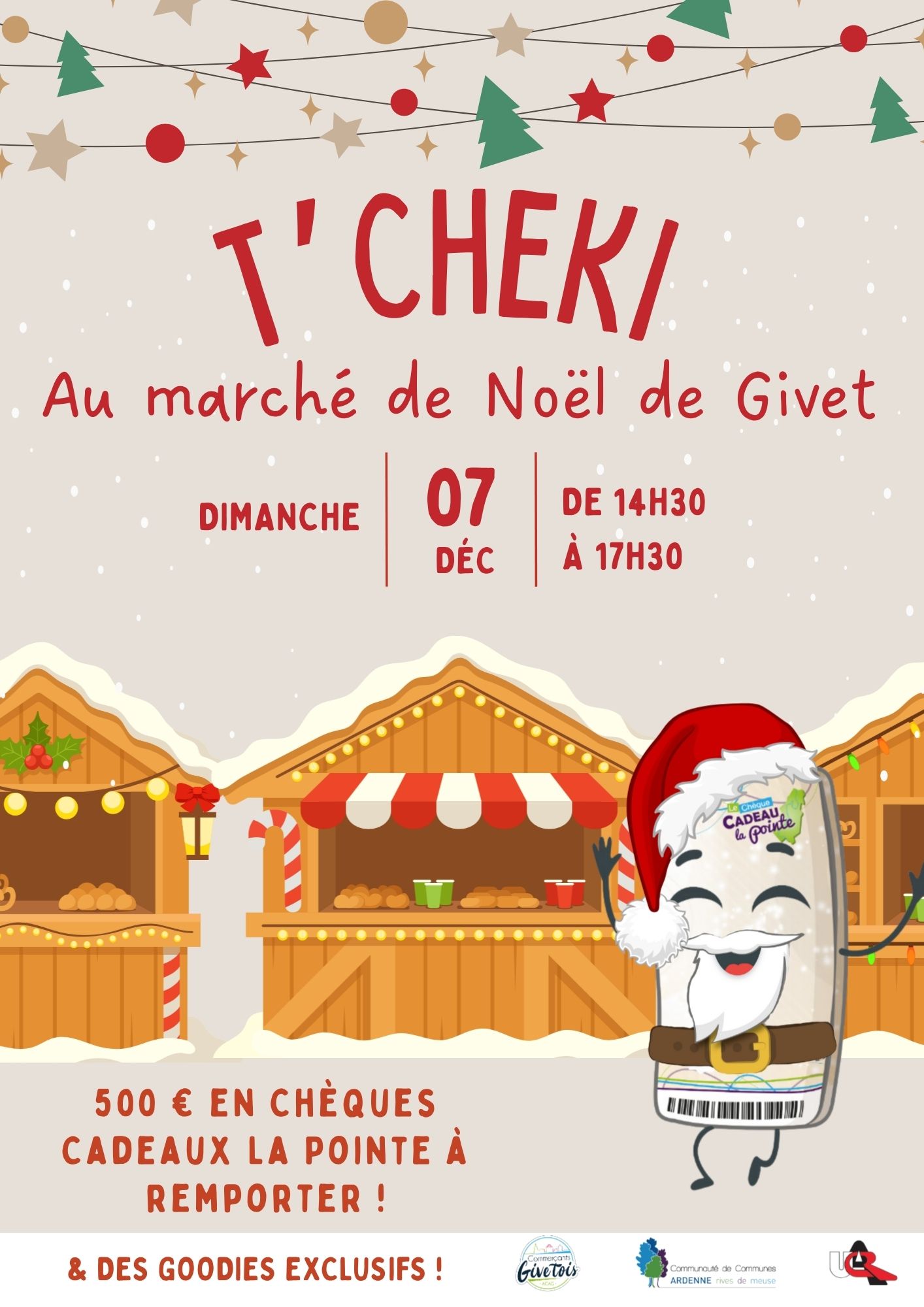 Affiche marché de noel givet